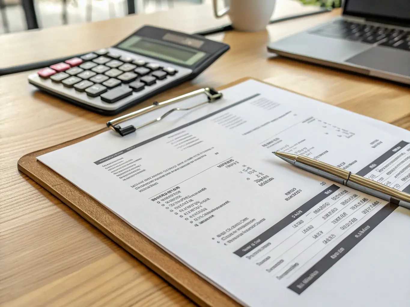 An image depicting a clear and concise pricing breakdown sheet from Jaar & Co., highlighting their commitment to transparent pricing and honest communication with clients.